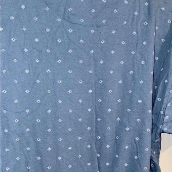 Casual Blue Polka Dot Short Sleeve Tee - Picture 6 of 6